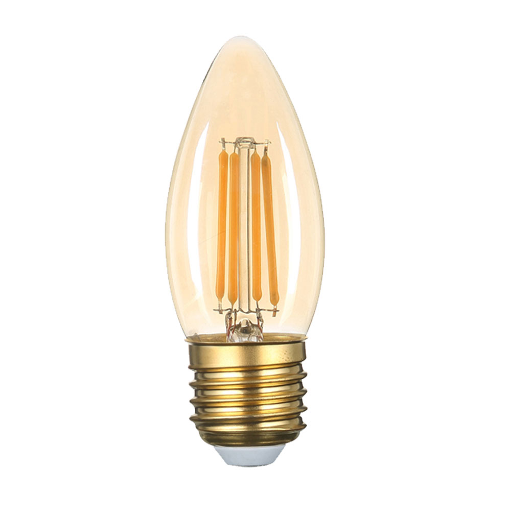 C35 C32 bullet top dimmable Filament LED Candle Light