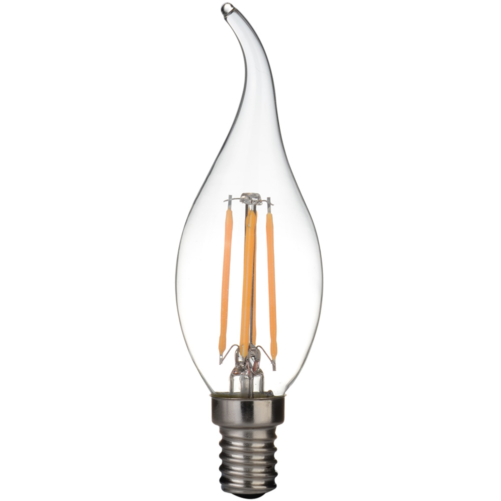 C35 bent tip Edison LED Candle bulb