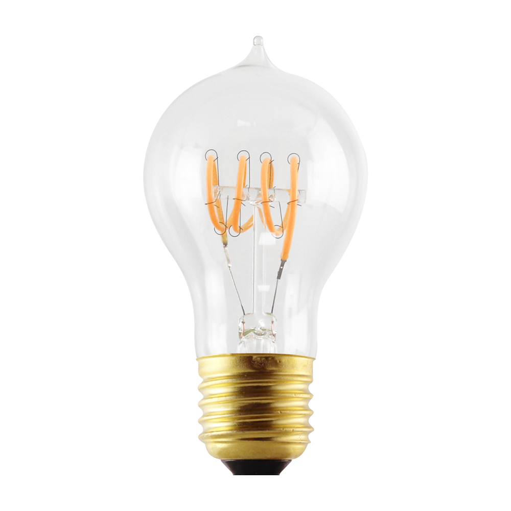 4W A60 Tipped Quard-loop Flexible LED Filament Bulb