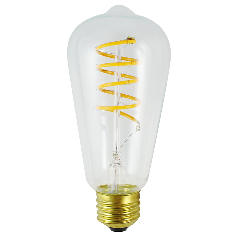 4W ST64 Spiral Flexible LED Filament Bulb