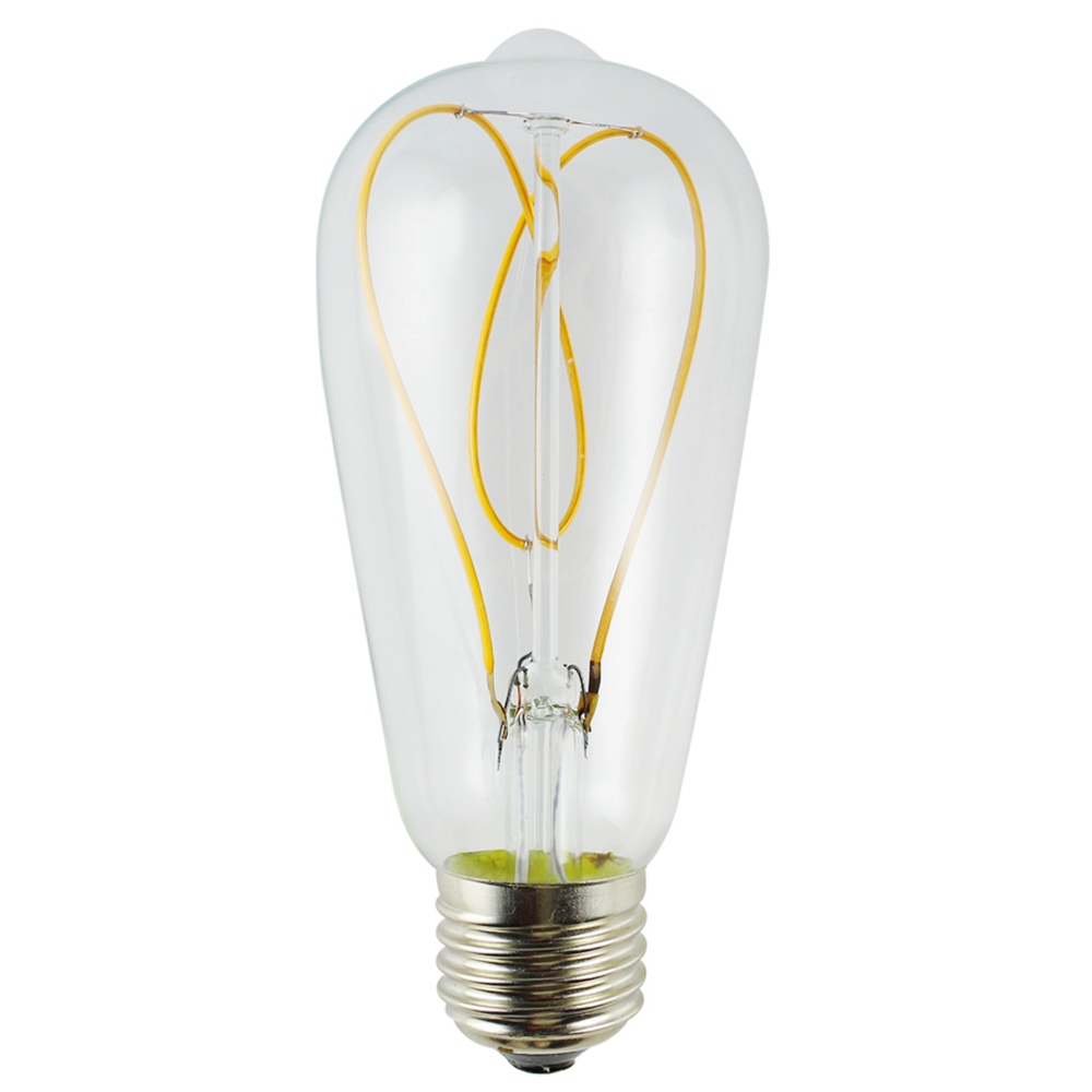 4W ST64 Antique soft filament LED Edison Bulb