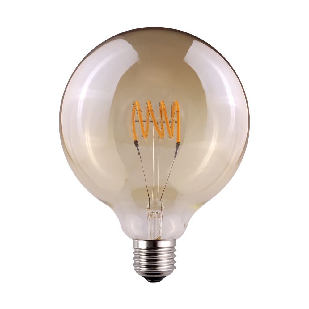 4W G125 Globe shape flexible filament LED Bulb