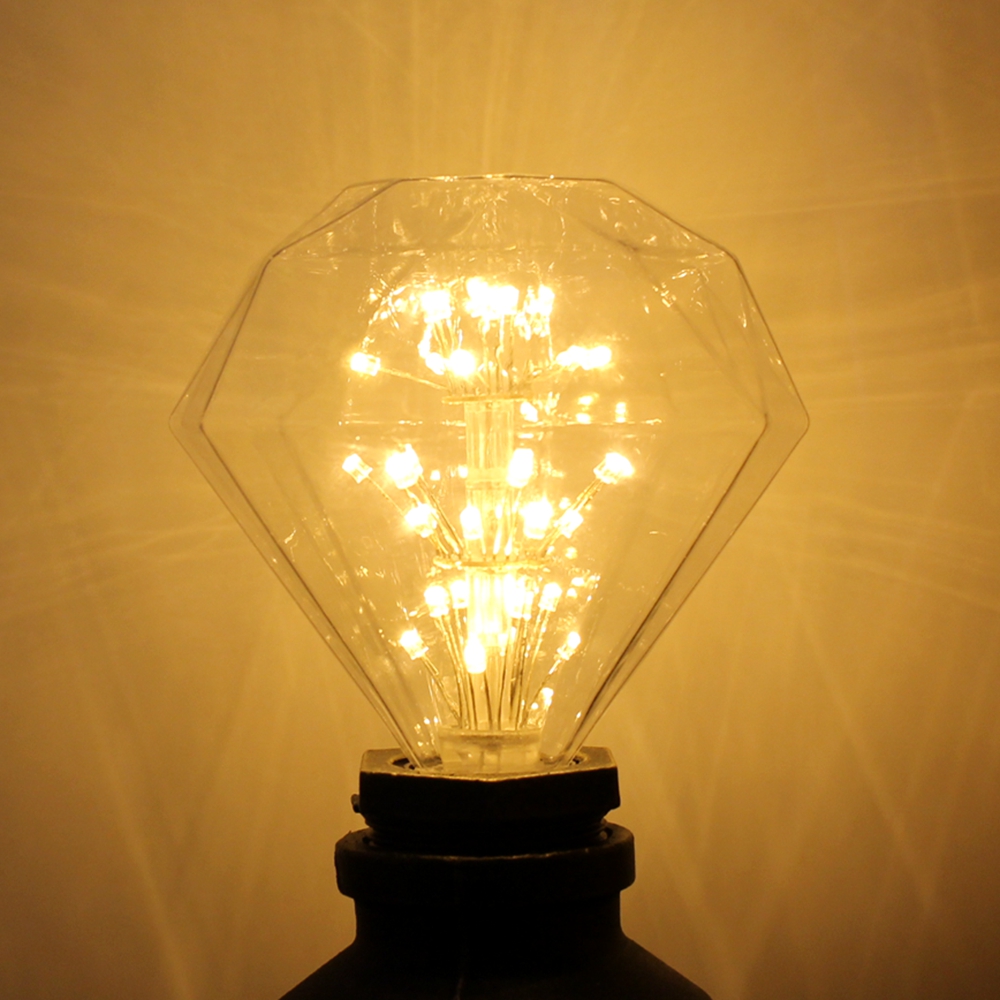 2W Starry Decorative LED Bulb in Diamond Shape