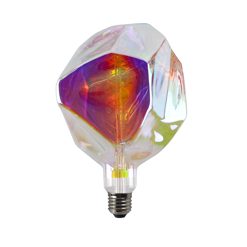 ST150 Meteorite metallic colored LED Filament Bulb for pendant lamp