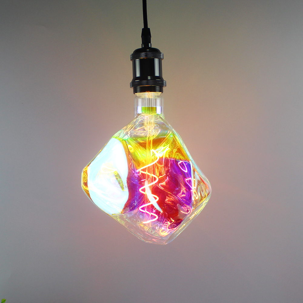 ST150 Meteorite metallic colored LED Filament Bulb for pendant lamp
