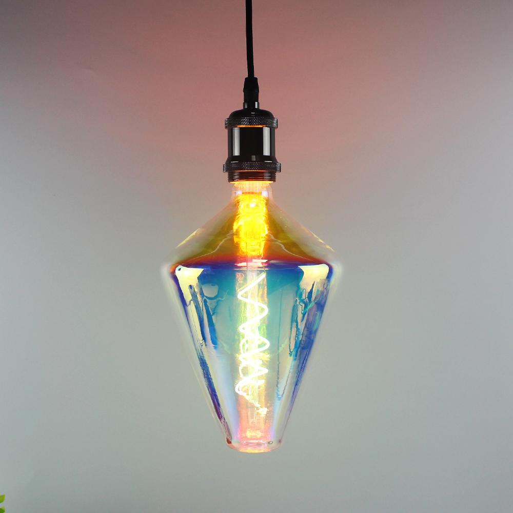 QT195 Spear-head shaped decorative led filament bulb