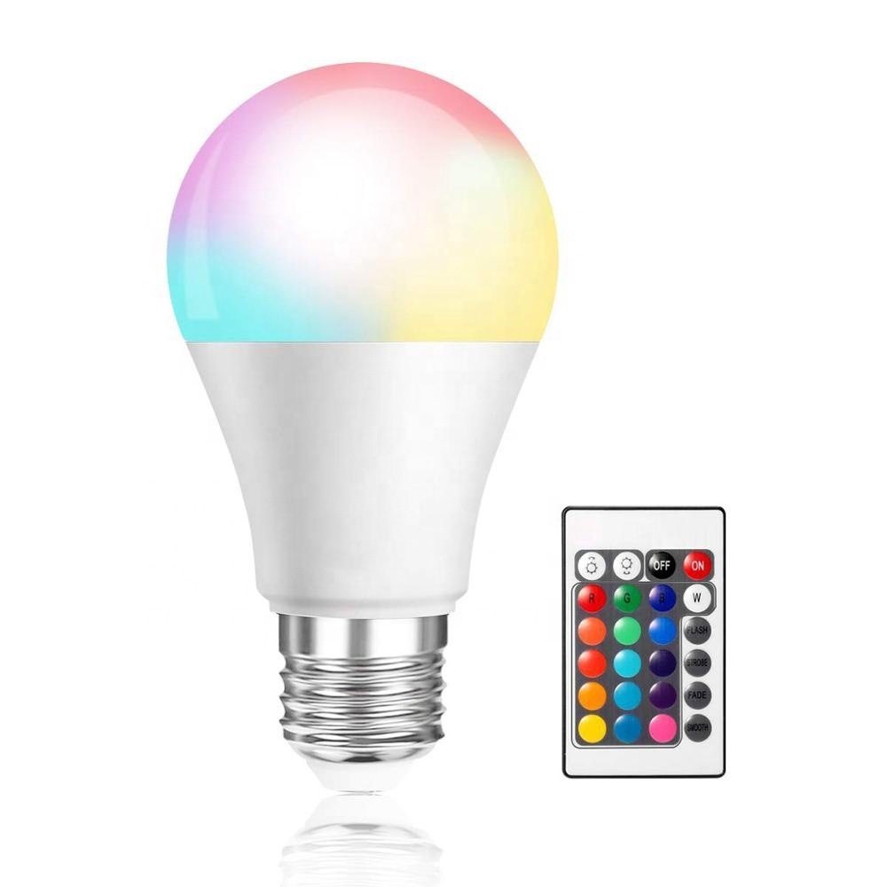 Remote Control Dimmable RGB 16 Color Changing Decoration LED Bulb