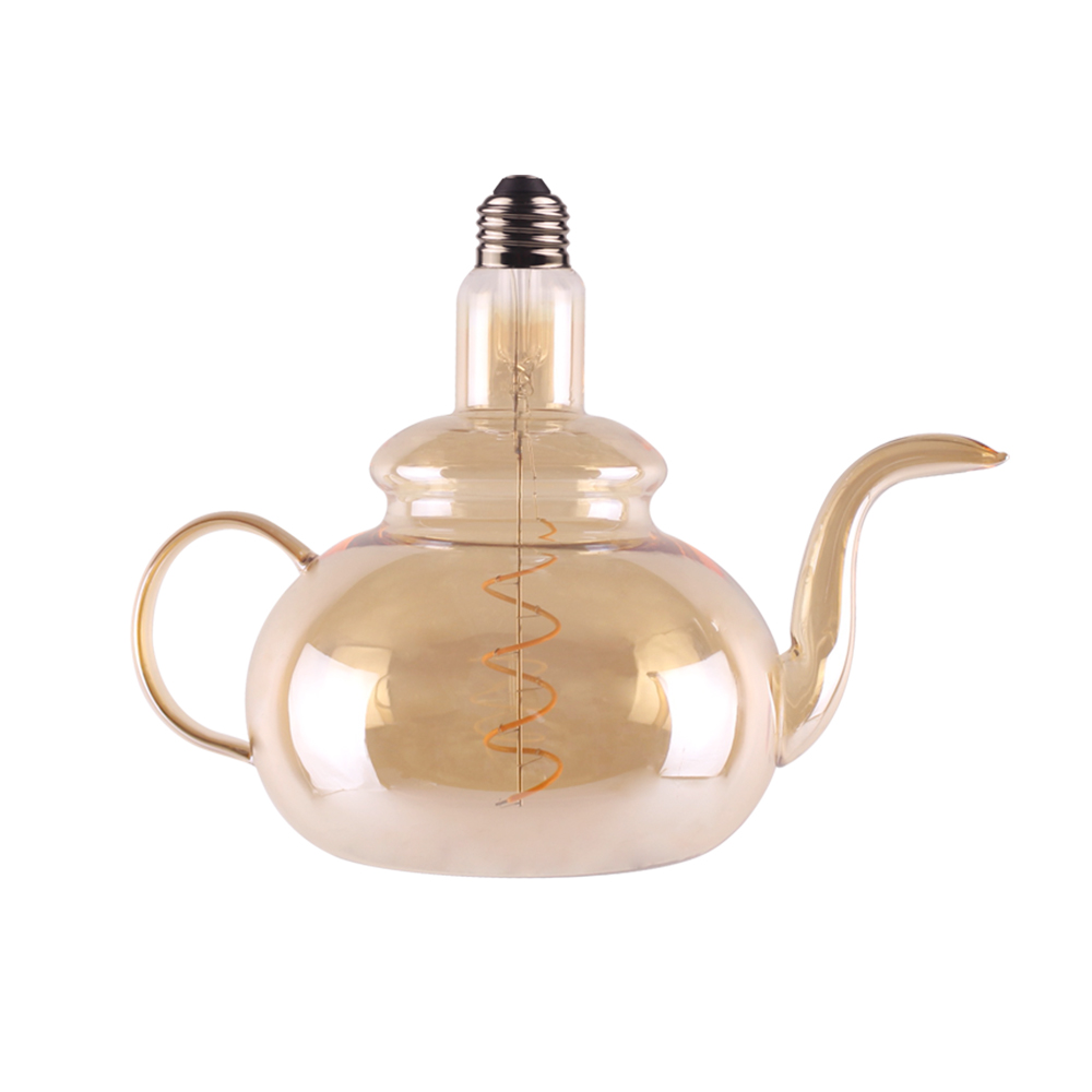 China Style Teapot shape decorative pendant led filament bulb