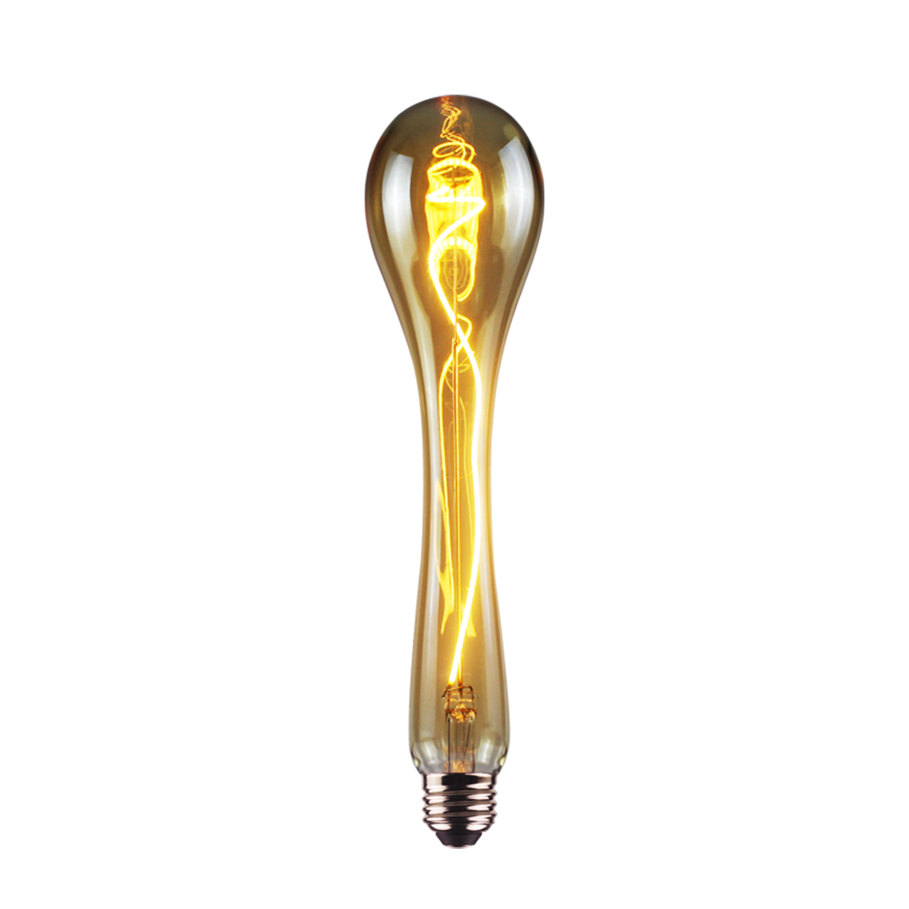 4W Droplet shape slender Filament style Edison LED Bulb