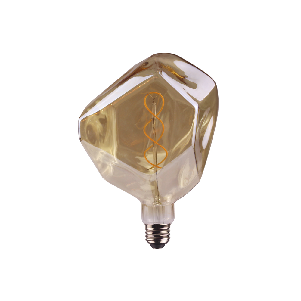 4W Meteorite shape decorative vintage led bulb