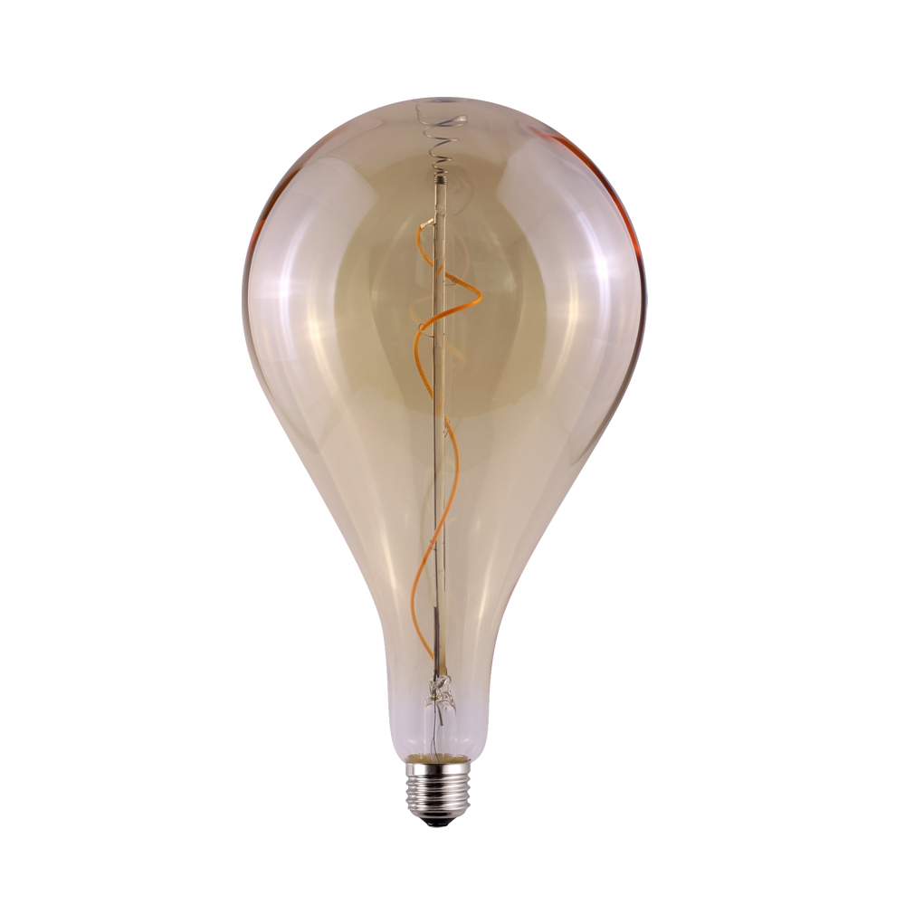 A165 vintage decorative flexible led filament bulb