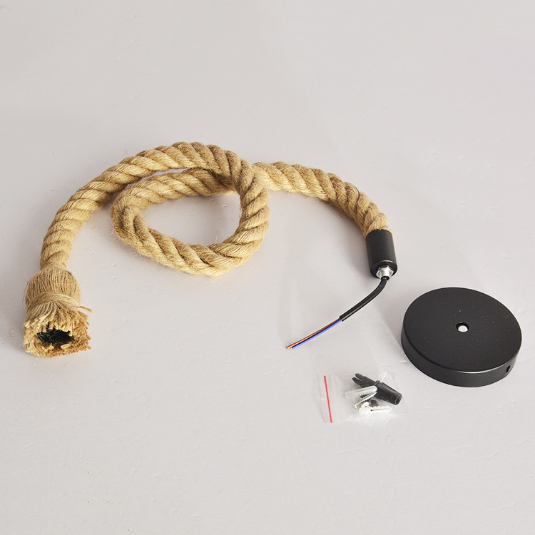 0.5M 1M 2M customzied Hemp Rope Hanging socket DT-M1