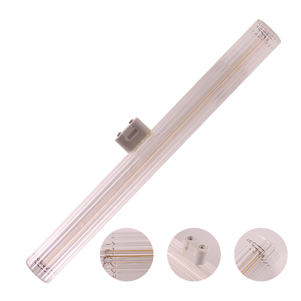 S14D S14S Stripe glass linear horizontal or vertical vanity light