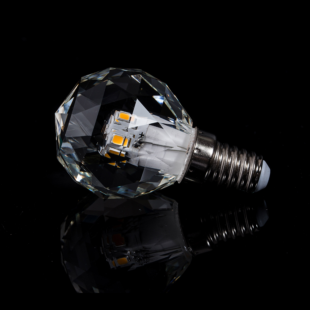 3.3W G40 crystal led bulb with E14 E12 base
