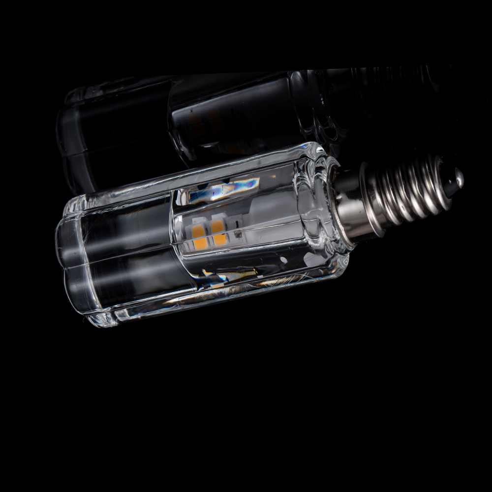 4.3W cylinder crystal led bulb with E27 E26 base
