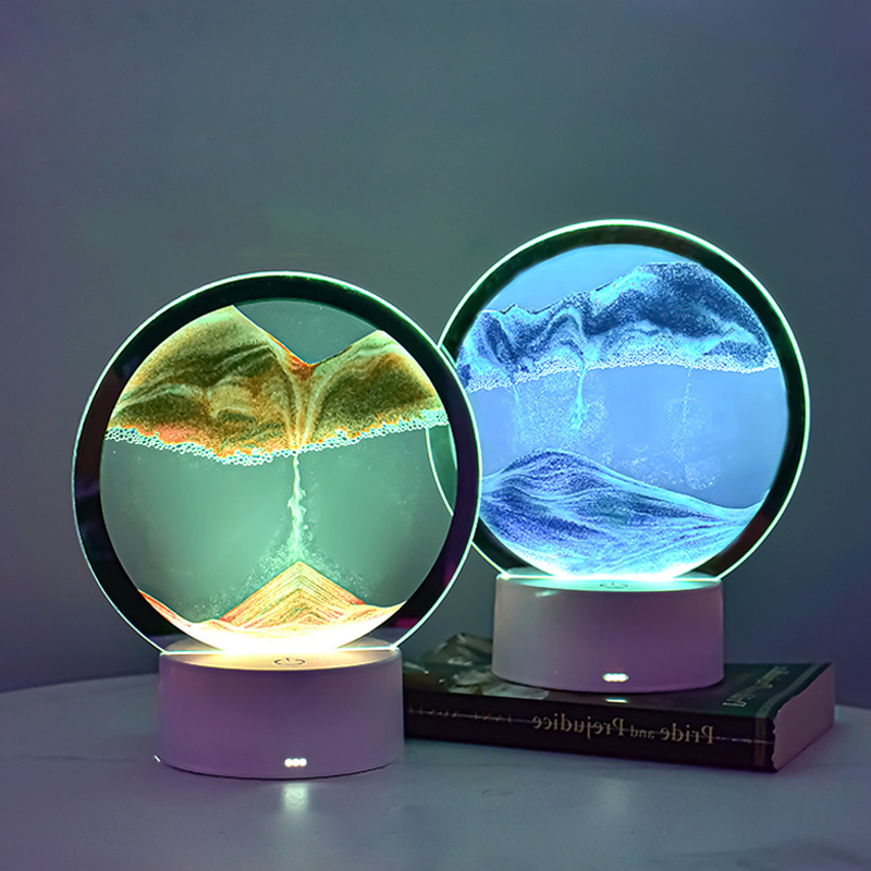 7W 3D Sand Painting Decorative table Lamp